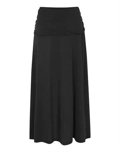 Soft Rebels - SRElla Draped Nederdel - Black